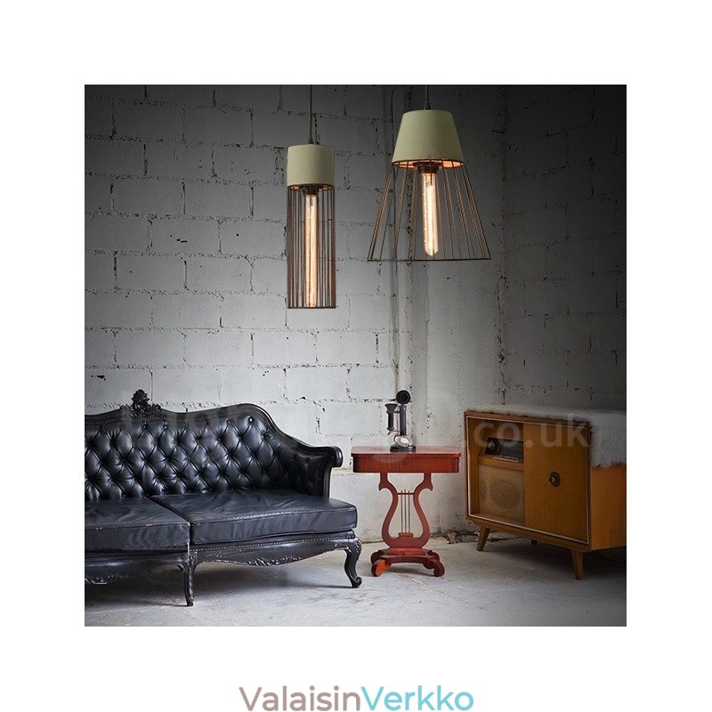 1 kevytmetallinen betoniriippuvalaisin