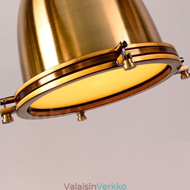 Vintage metallinen riippuvalaisin
