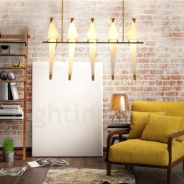 Moderni nykyaikainen Paper Crane 5 -riippuvalaisin