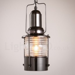 Retro Vintage 1 Light Lantern kupaririippuvalaisin