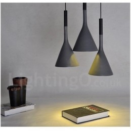 1 Light Vintage Concrte riippuvalaisin