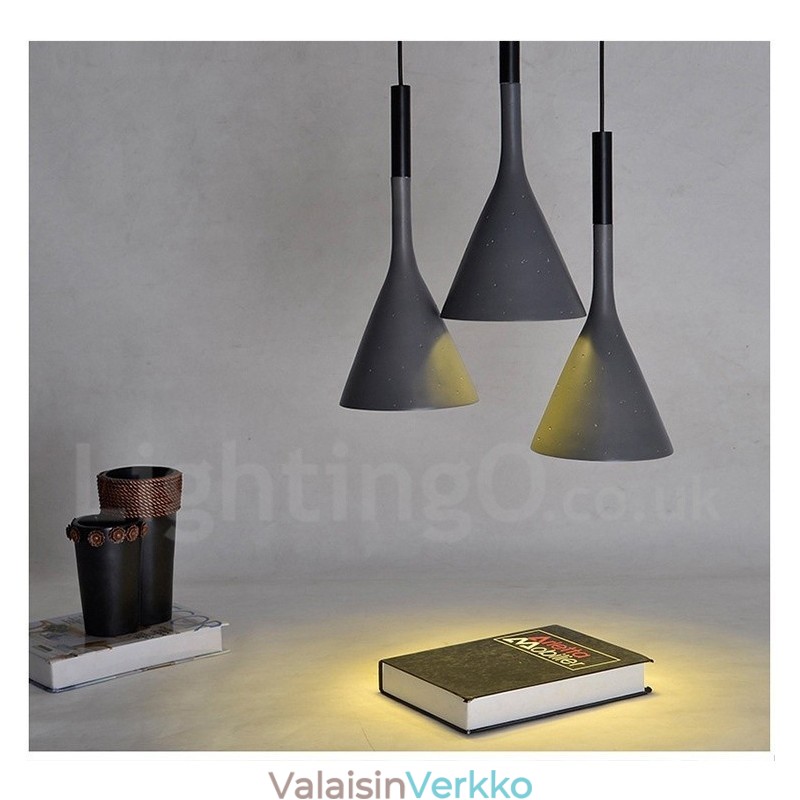 1 Light Vintage Concrte riippuvalaisin