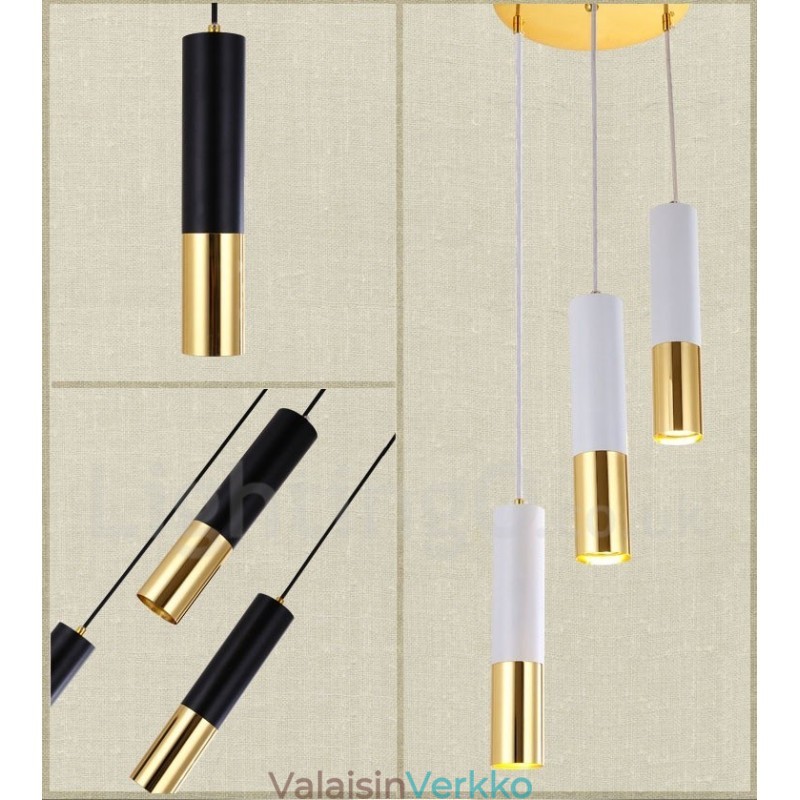 3 Light Moderni nykyaikainen riippuvalaisin