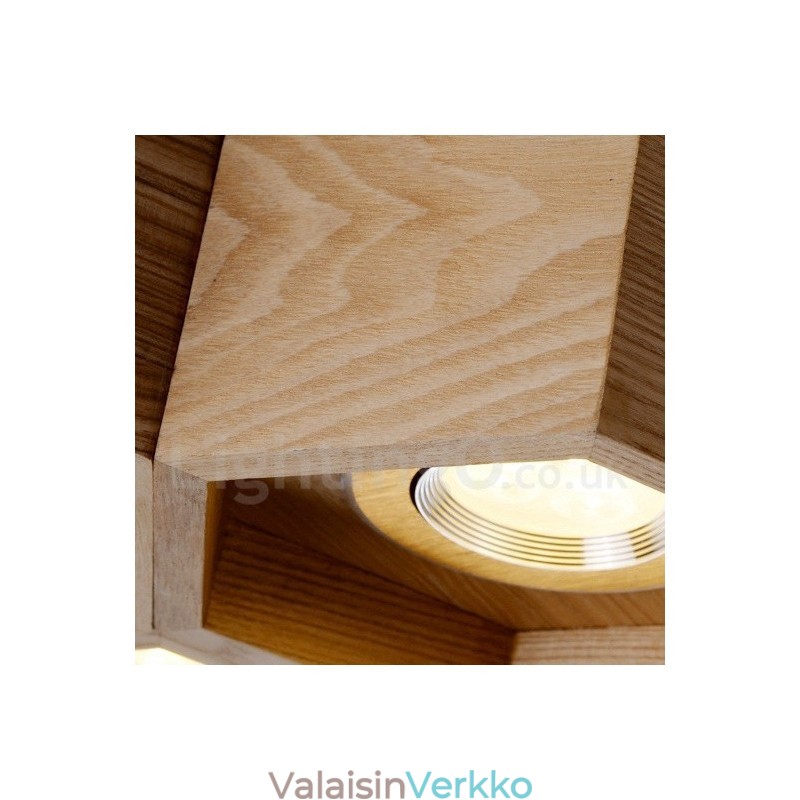 6 Light Wood Moderni nykyaikainen riippuvalaisin