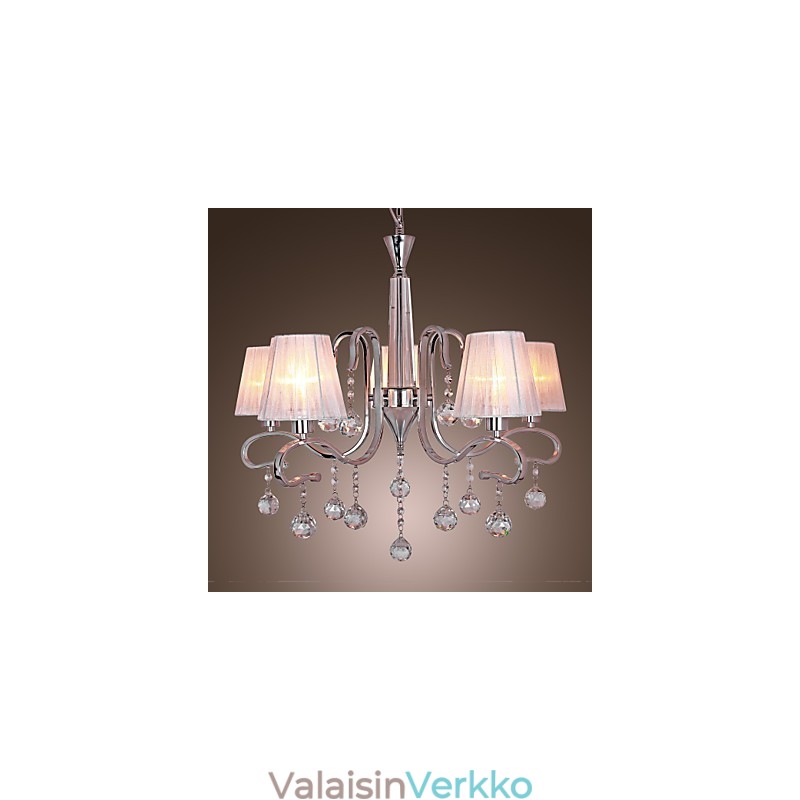 Moderni nykyaikainen kristallikruunu, galvanoitu kattokruunu