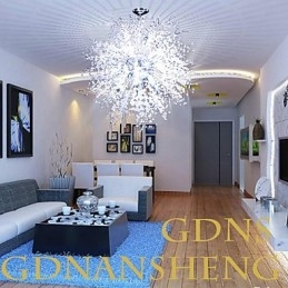 Moderni Lantern Globe Crystal Crystal Metal Upload Mount