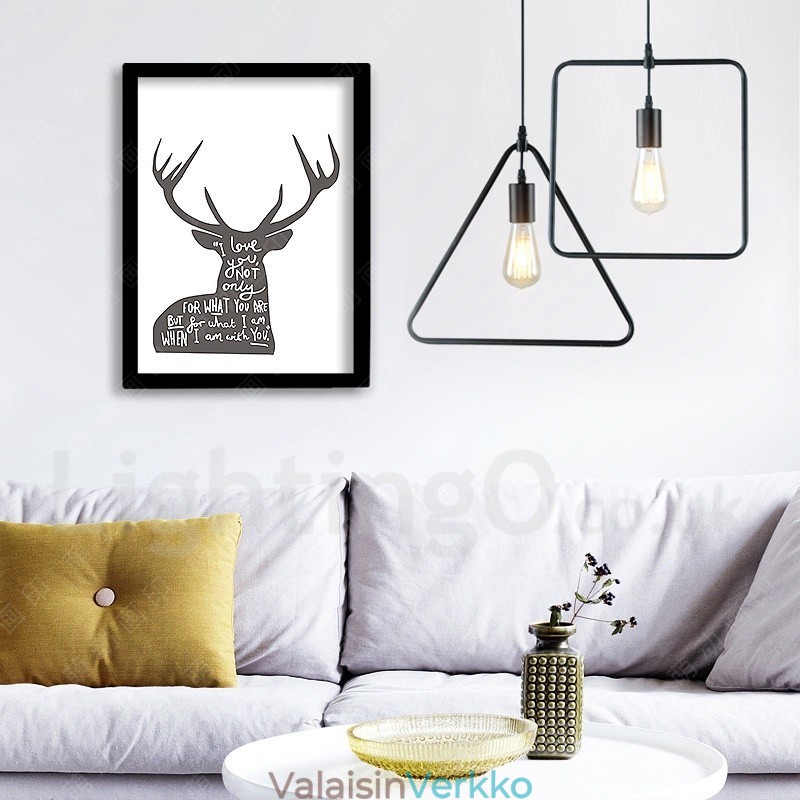 Moderni nykyaikainen metalliriippuvalaisin 1