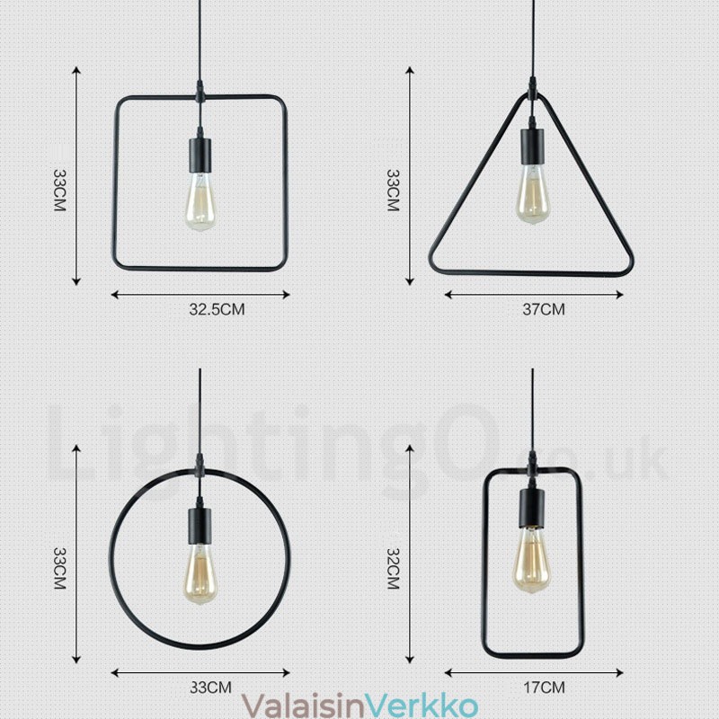 Moderni nykyaikainen metalliriippuvalaisin 1