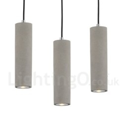 Moderni nykyaikainen 1 Light Concrte riippuvalaisin