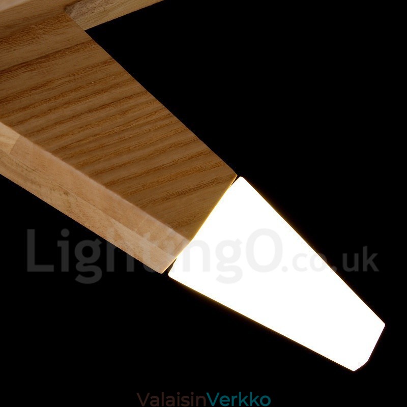 Moderni Contemporary Wood 12 Light riippuvalaisin