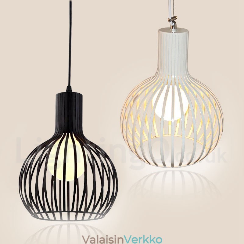 Moderni nykyaikainen metalli 1 Light Globe riippuvalaisin