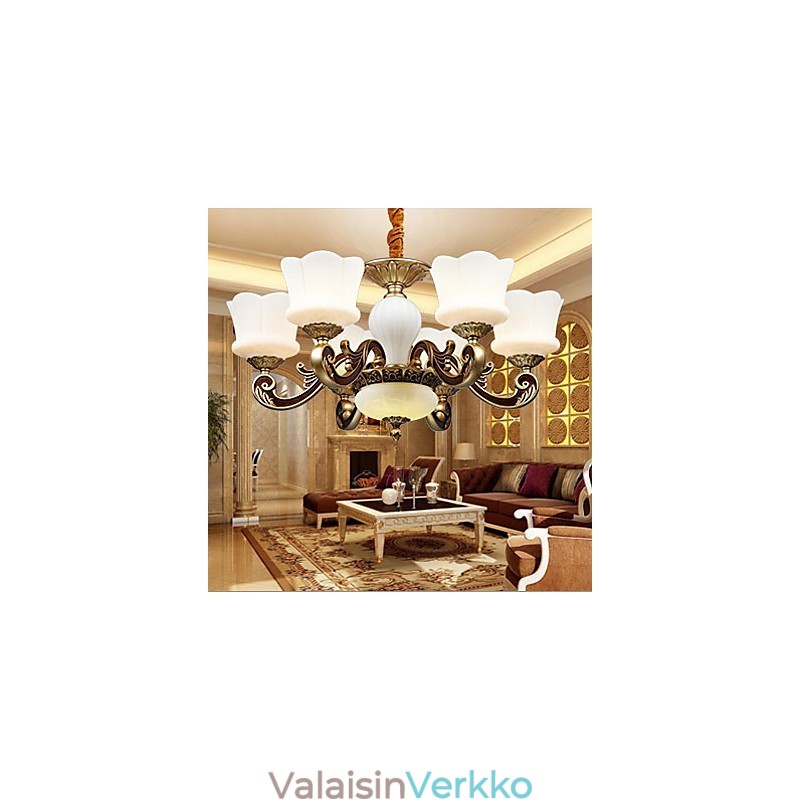Garden Creative Sinkkiseoksesta valmistettu Retro-riippuvalaisin kattokruunu