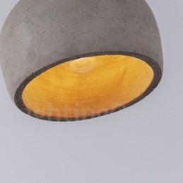 Retro Vintage Wood Concrte yksivaloinen riippuvalaisin