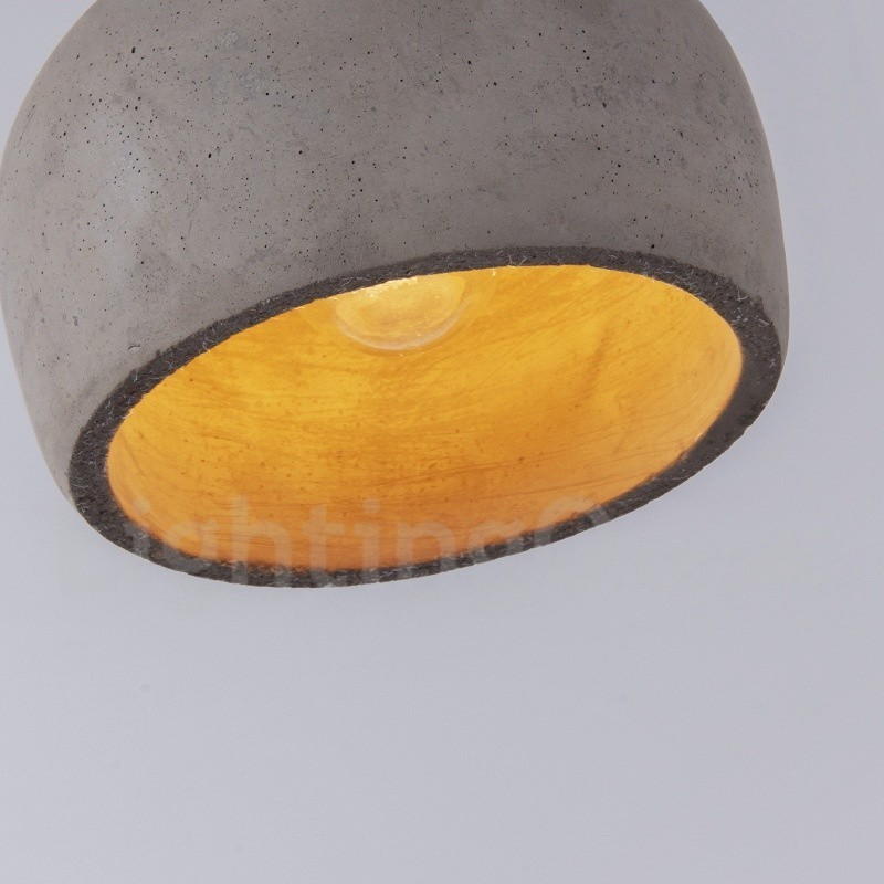 Retro Vintage Wood Concrte yksivaloinen riippuvalaisin