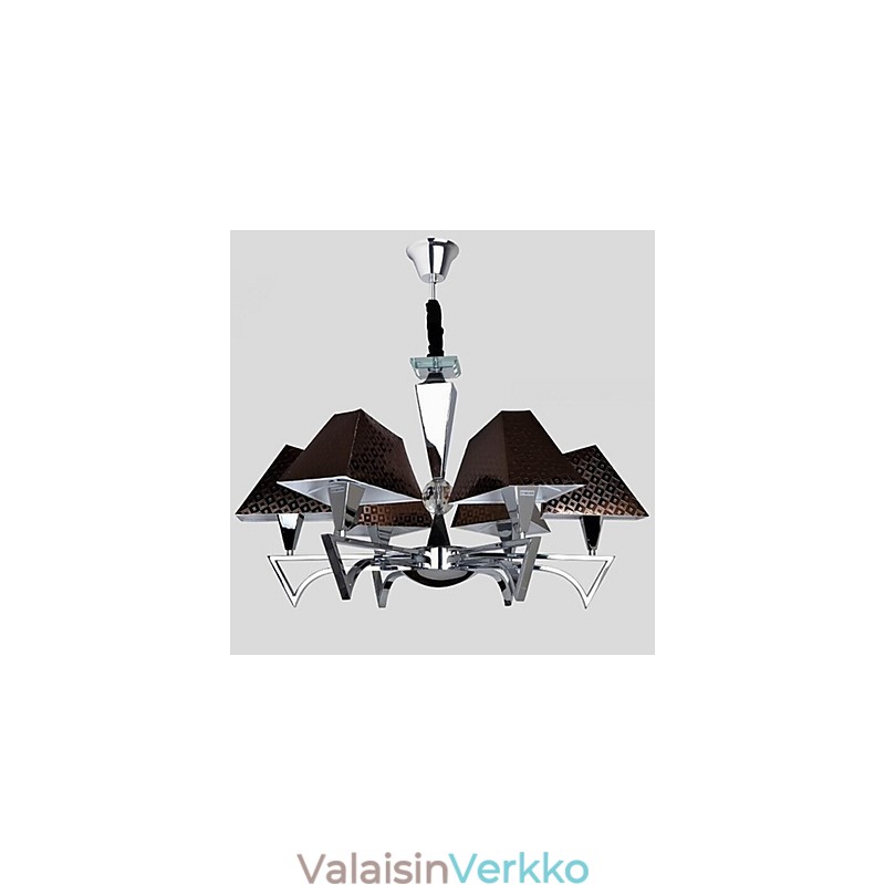 Muoti takorautainen kattokruunu valaistus Art kattokruunu 6 valolla