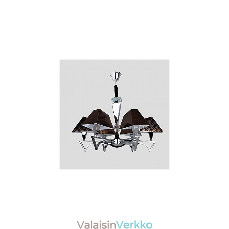 Muoti takorautainen kattokruunu valaistus Art kattokruunu 6 valolla