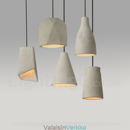 1 kevyt betoniriippuvalaisin 1 kevyt betoniriippuvalaisin