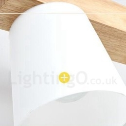 5 Light Moderni nykyaikainen puinen riippuvalaisin