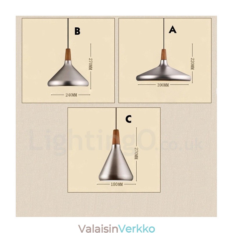 Moderni nykyaikainen metalliriippuvalaisin 1