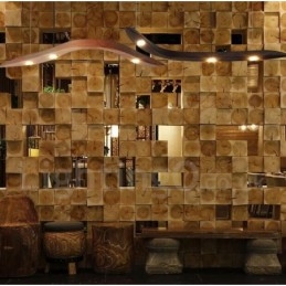 Moderni Contemporary Wood 3 Light riippuvalaisin