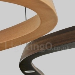 Moderni Contemporary Wood 3 Light riippuvalaisin