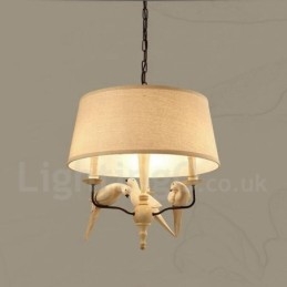 3 Light Rustic Lodge Vintage riippuvalaisin