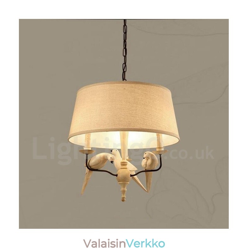 3 Light Rustic Lodge Vintage riippuvalaisin