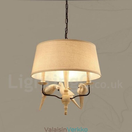 3 Light Rustic Lodge Vintage riippuvalaisin