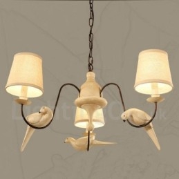 3 Light Rustic Lodge Vintage riippuvalaisin