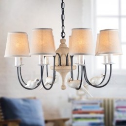 8 Light Rustic Lodge Vintage riippuvalaisin
