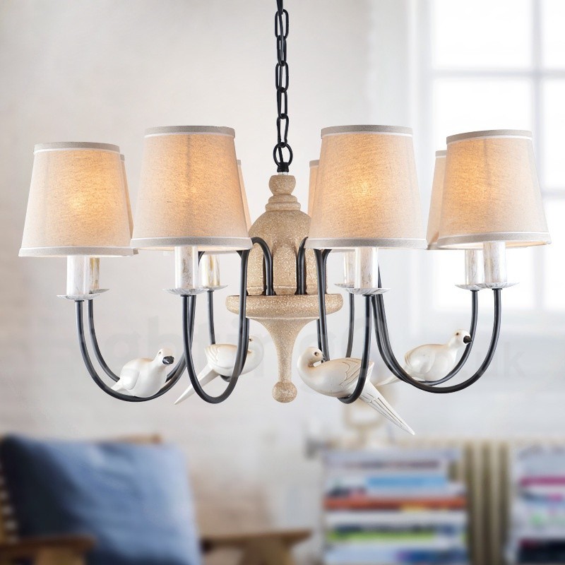 8 Light Rustic Lodge Vintage riippuvalaisin