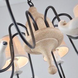 8 Light Rustic Lodge Vintage riippuvalaisin