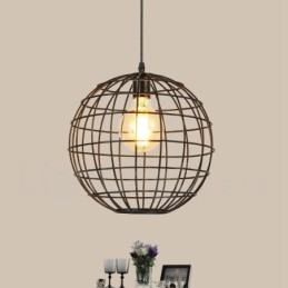 Country Vintage Globe riippuvalaisin