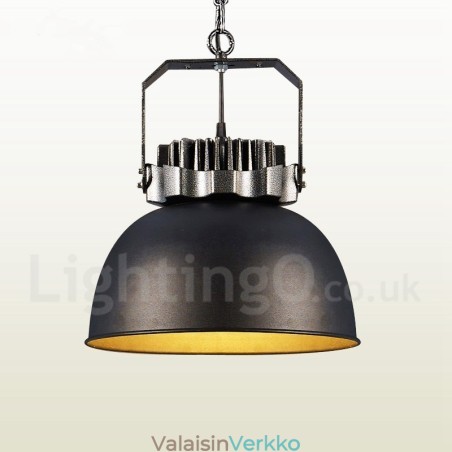 Musta Country Vintage metalliriippuvalaisin Musta Country Vintage metalliriippuvalaisin