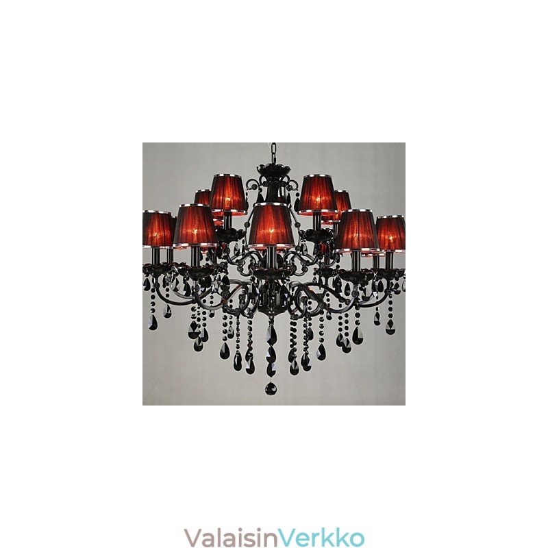 Kattokruunu Crystal Modern Contemporary Crystal 15 Vaaleanpunainen