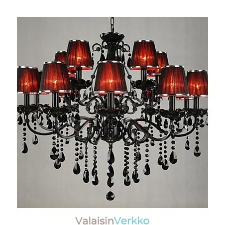 Kattokruunu Crystal Modern Contemporary Crystal 15 Vaaleanpunainen Kattokruunu Crystal Modern Contemporary Crystal 15 Vaaleanpunainen