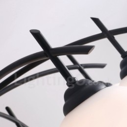 8 Kevyt perinteinen klassinen integroitu kattokruunu