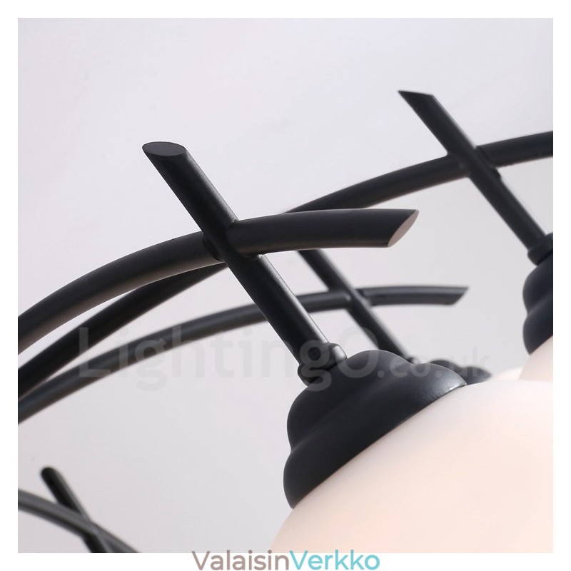 8 Kevyt perinteinen klassinen integroitu kattokruunu