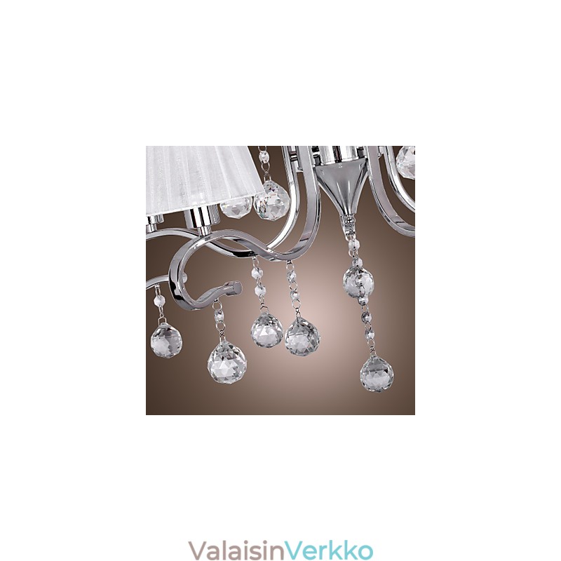 Moderni nykyaikainen kristallikruunu, galvanoitu kattokruunu