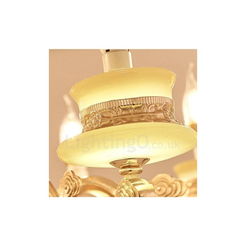 6 Kevyt Perinteinen Klassinen Integroitu Metallikruunu