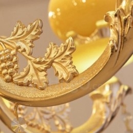 6 kevyt perinteinen klassinen integroitu metallikruunu