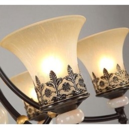 6 kevyt perinteinen klassinen integroitu metallikruunu