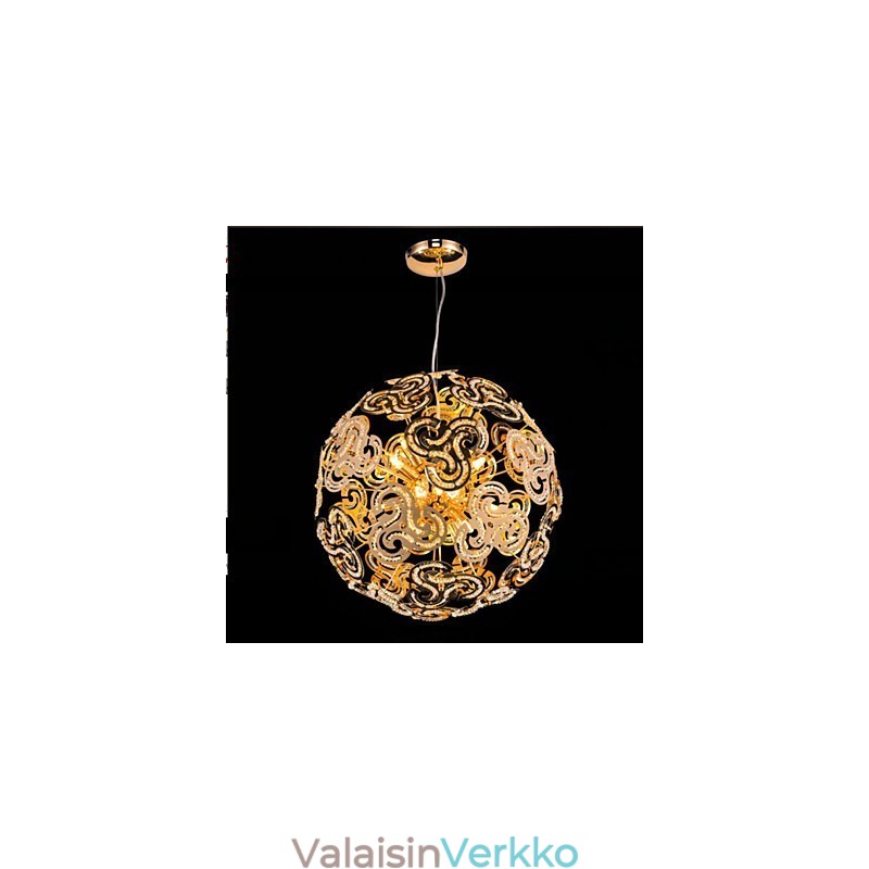 Yksinkertainen moderni kattokruunu Crystal Ball -riippuvalaisin