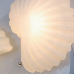 3 kevyt perinteinen klassinen integroitu kattokruunu lasivarjostimella
