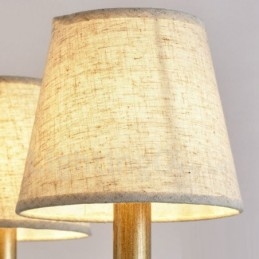 6 Light Rustic Lodge integroitu metallinen kattokruunu