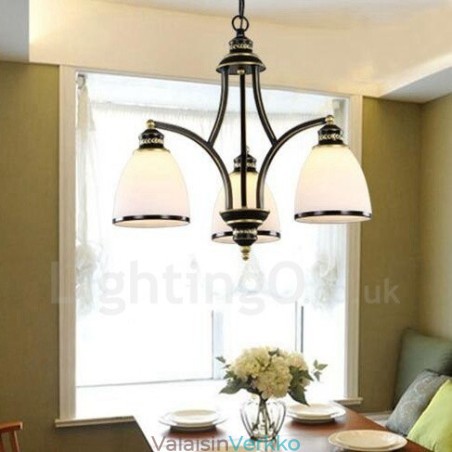 3 vaalea rustiikkinen Lodge integroitu metallikattokruunu