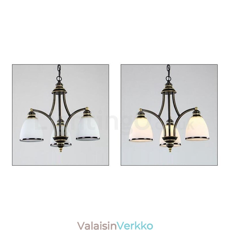 3 vaalea rustiikkinen Lodge integroitu metallikattokruunu