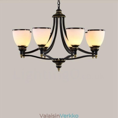 8 Light Rustic Lodge integroitu metallinen kattokruunu 8 Light Rustic Lodge integroitu metallinen kattokruunu