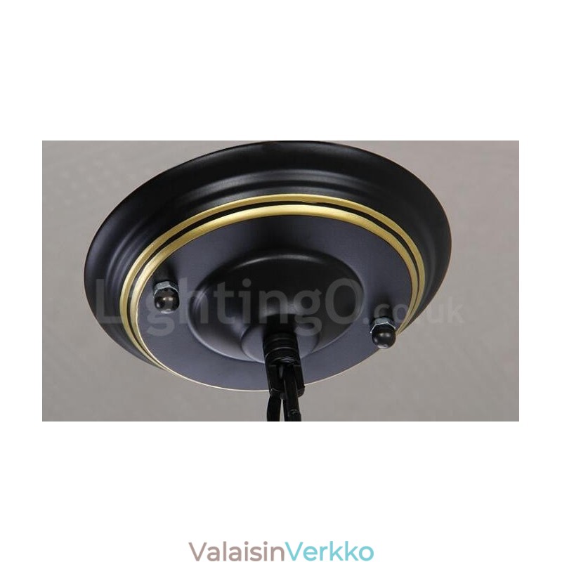 8 Light Rustic Lodge integroitu metallinen kattokruunu