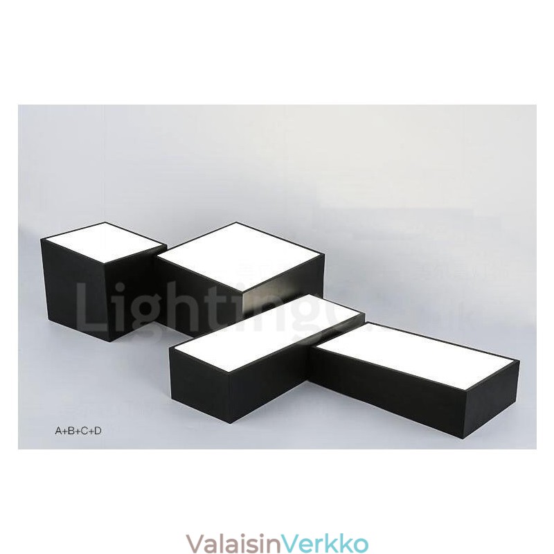 Moderni nykyaikainen integroitu metallinen uppoasennusvalo